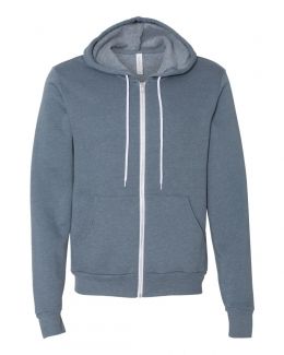 BELLA + CANVAS-Unisex Sponge Fleece Full-Zip Hoodie-3739